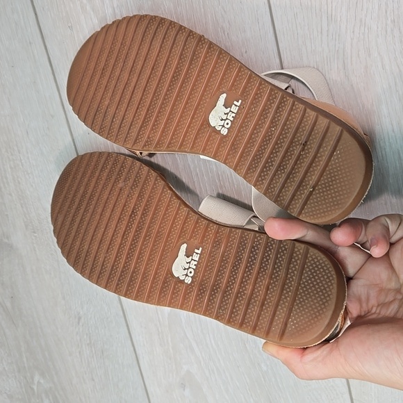 Sorel Women Ella Crisscross Strappy Flta Sadals Slip On Shoes Sz 7 - Picture 11 of 12